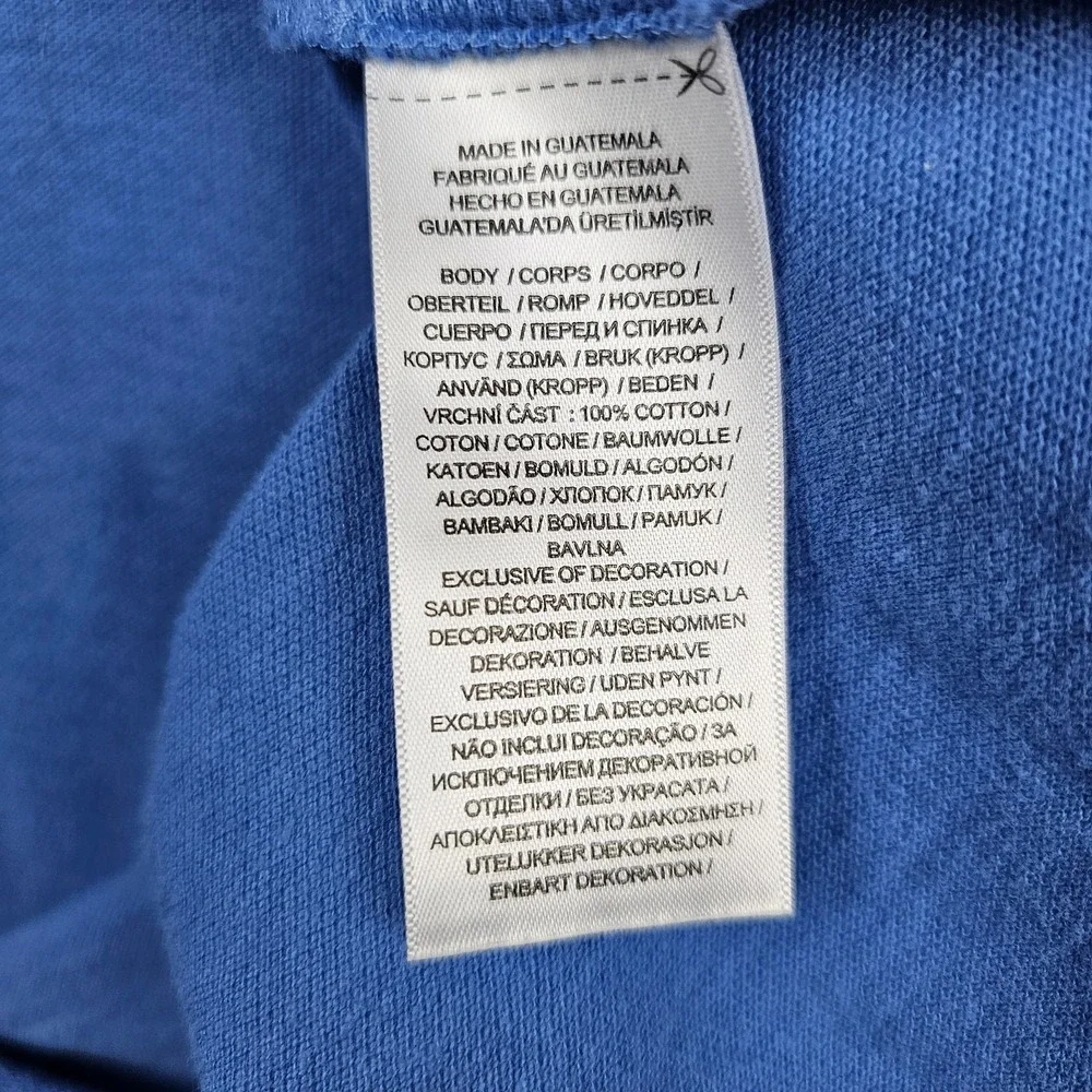 Lot of 2 Polo Ralph Lauren 2XB Big Tall‎ Blue Cotton Pique Polo Shirts
